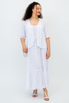 Boha Dress, White