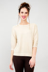 Cami Sweater, Natural, Bamboo Cotton - Final Sale