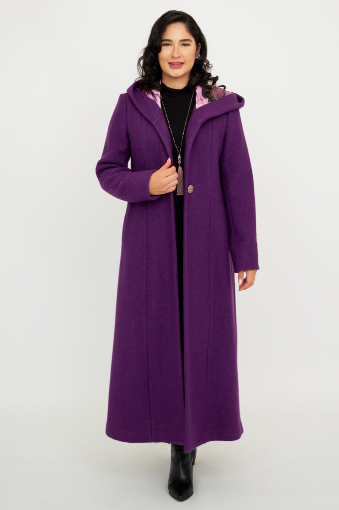 Catherine Coat, Royale, Boiled Wool – LTD CAD Retail Blue Sky