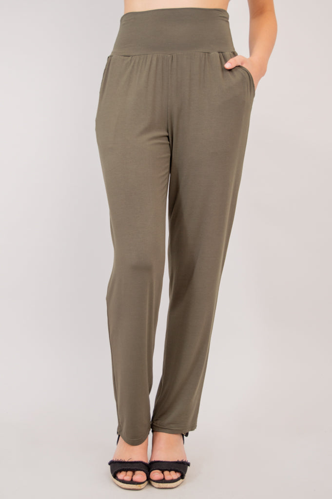 Clair Pant, Khaki, Bamboo