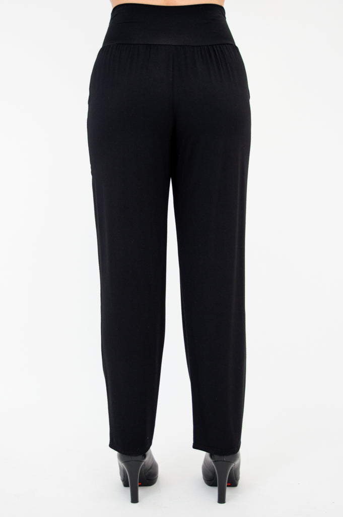 Clair Petite Pant Black Bamboo