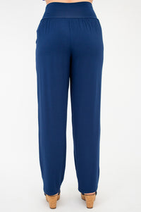 Clair Petite Pant, Indigo, Bamboo