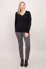 Claudia Sweater, Black, Cotton