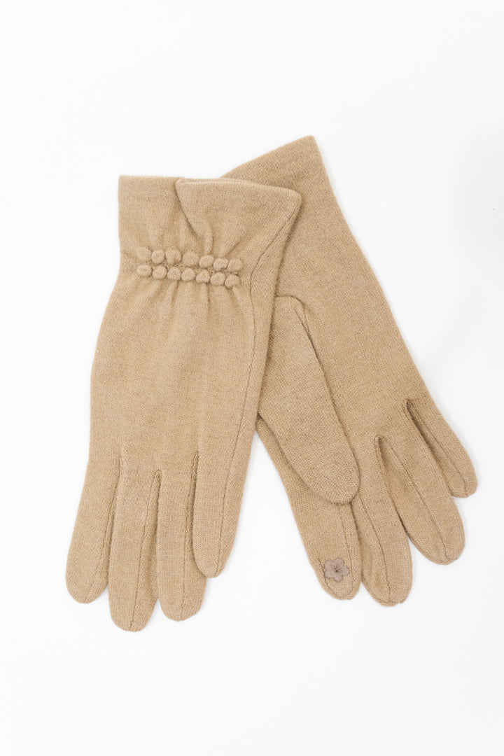 Wool Gloves, Coffee (Style 2)