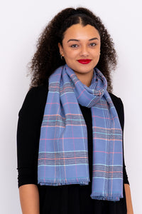 Cozy Scarf, Peri Tartan