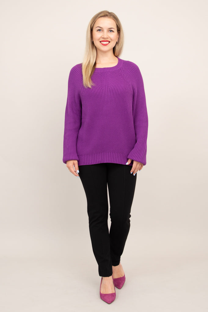 Davis Sweater, Purple