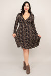 Denver Dress, Calico, Bamboo