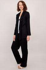 Diana Jacket, Black, Linen Bamboo