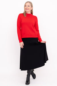Ella Sweater, Red, Cotton