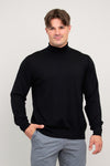 Eric Sweater, Black, 100% Merino Wool