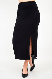 Eva Skirt, Black, Bamboo