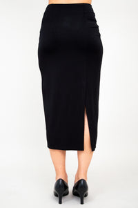 Eva Skirt, Black, Bamboo