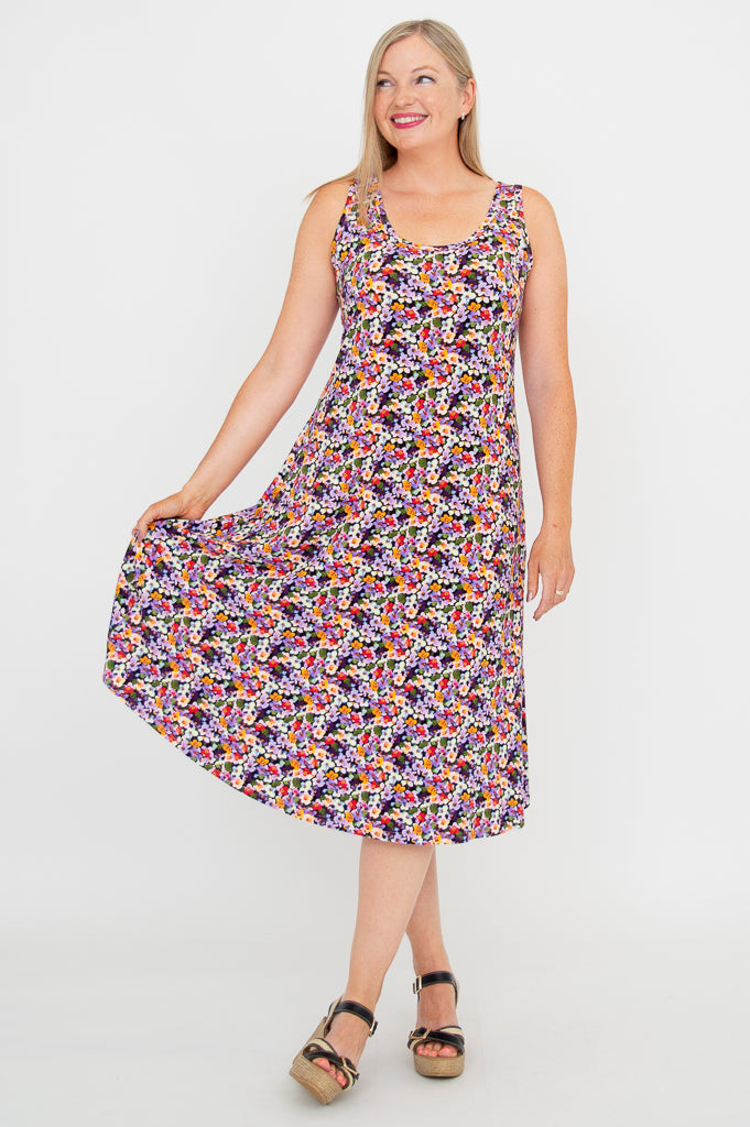 Evangelinea Dress, Frolic, Bamboo