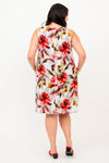 Felicia Dress, Floral Youth, Linen Bamboo