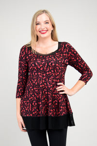 Flora Top, Florid, Bamboo - Final Sale