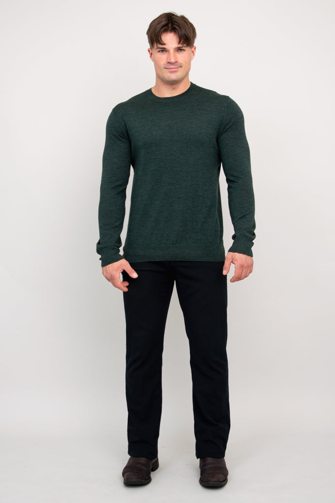 Fraser Sweater, Woodland, 100% Merino Wool
