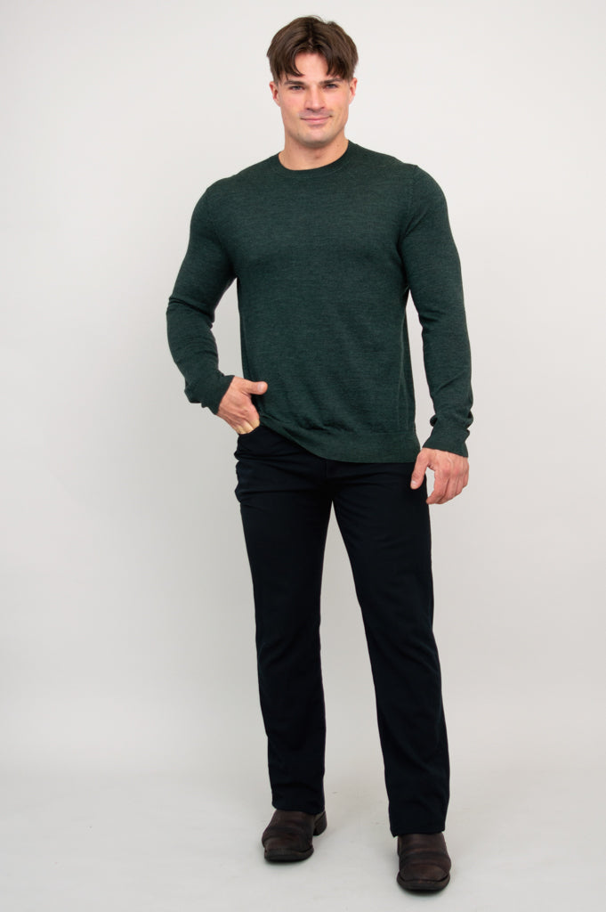 Fraser Sweater, Woodland, 100% Merino Wool
