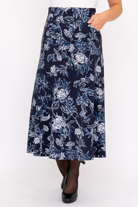 Gillian Skirt, Indigo Vibe, Bamboo