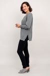 Greta Sweater, Grey, Cotton