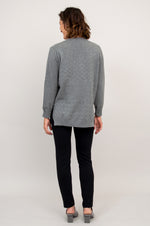 Greta Sweater, Grey, Cotton