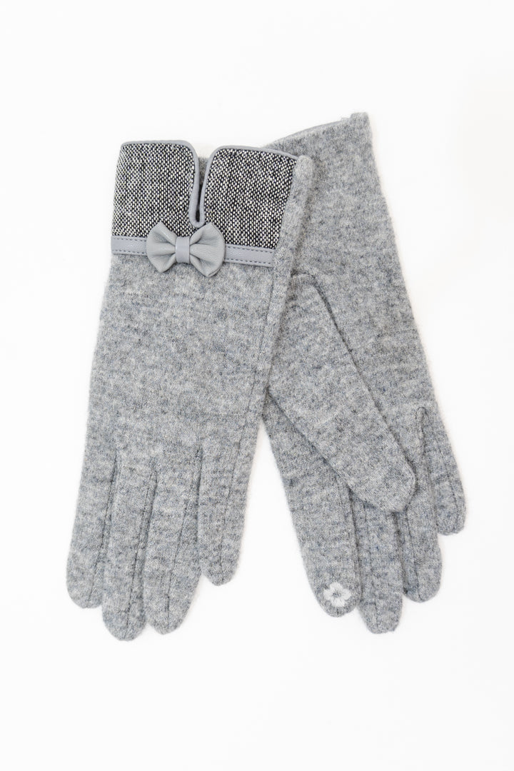 Wool Gloves, Grey  (Style 1)