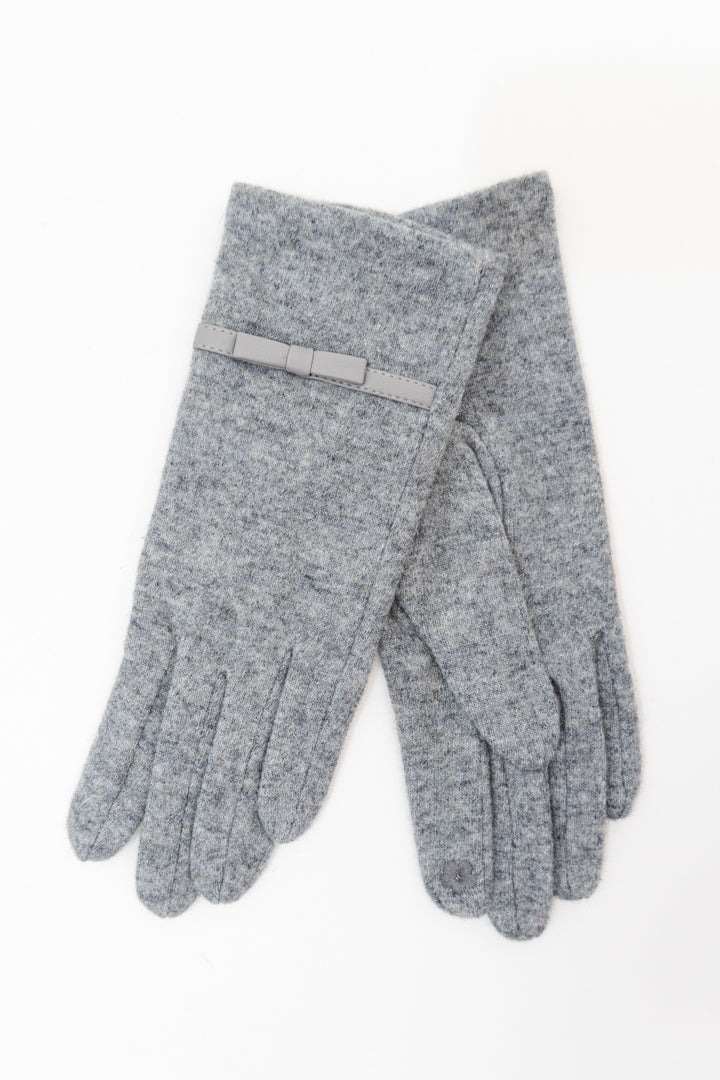 Wool Gloves, Grey (Style 4)