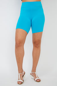 Hallie Shorts, Turquoise, Bamboo