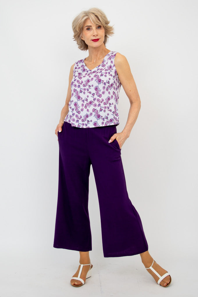 Havana Tank, Rajou, Linen Bamboo -Final Sale