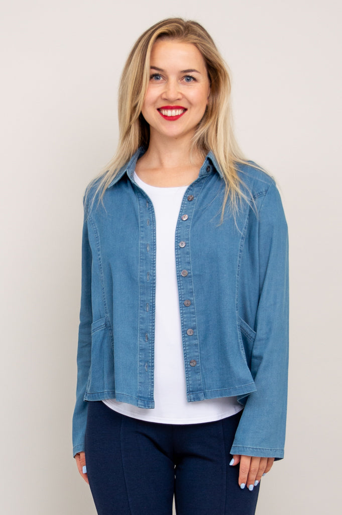 Holly Blouse, Tencel Denim