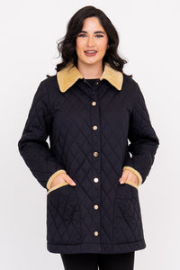 Hunan Coat, Black, Cotton