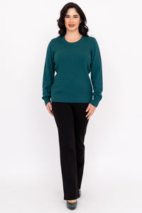 Jala Sweater, Teal, Cotton