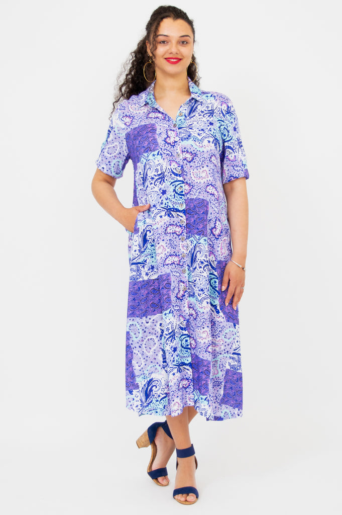 Jennifer Dress, Amiable, Linen Bamboo