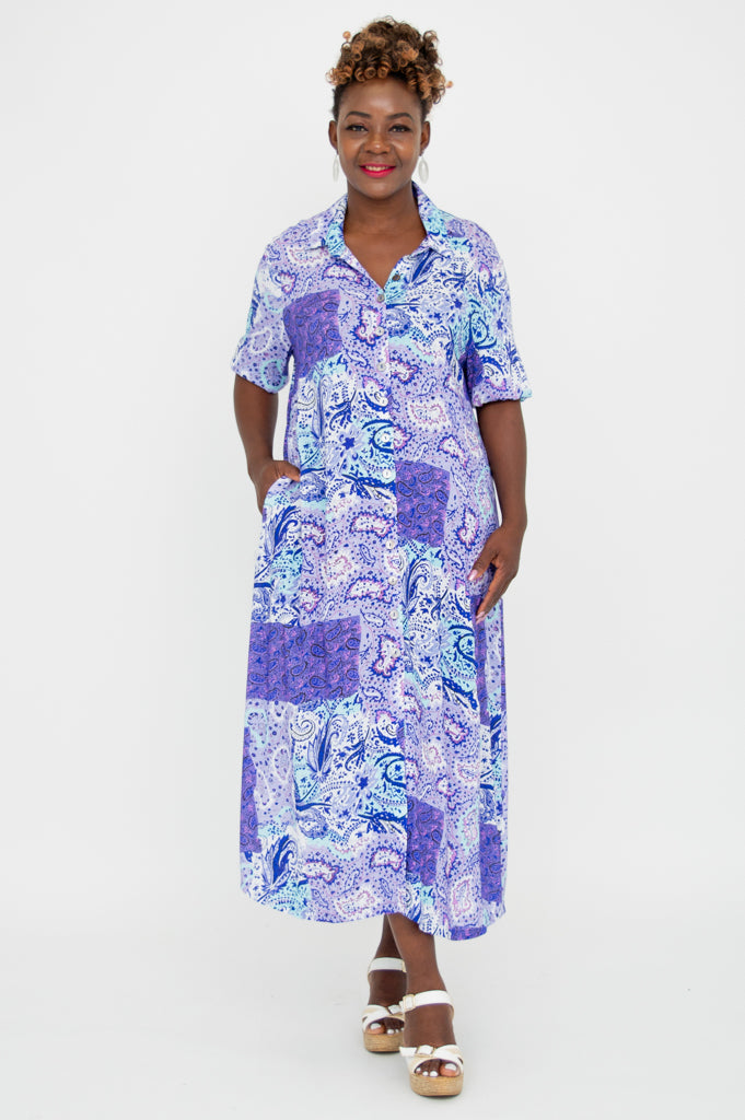 Jennifer Dress, Amiable, Linen Bamboo