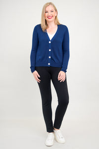 Jessica Sweater, Indigo, Bamboo Cotton