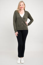 Jessica Sweater, Khaki, Bamboo Cotton