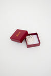 Crimson Pearl Necklace and Gift Box