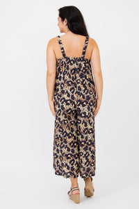 Joanna Jumpsuit, Leopard, Linen Bamboo