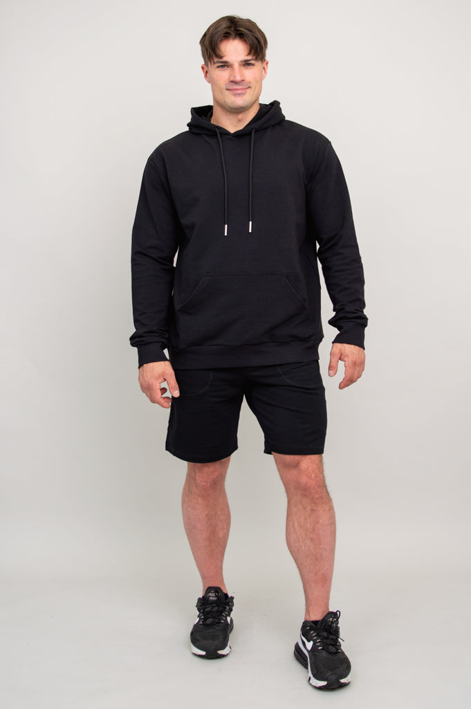 JoeJoe Hoodie, Black, Cotton