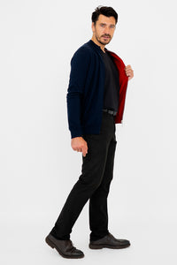 Joey Sweater, Navy, Merino Wool