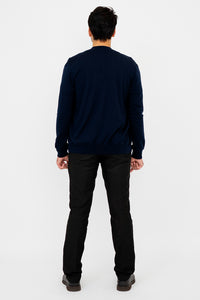 Joey Sweater, Navy, Merino Wool