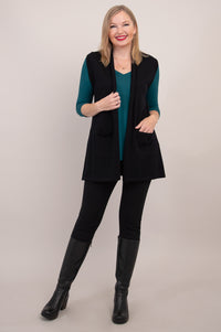 Jude Cardigan, Black, Cotton