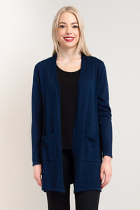 Justine Sweater, Indigo, Bamboo Cotton