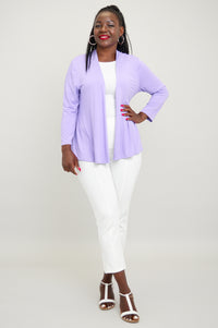 Kathy Jacket, Lavender, Bamboo