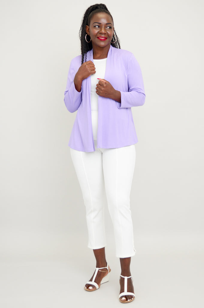 Kathy Jacket, Lavender, Bamboo