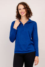 Kayla Sweater, Tanzanite, 100% Merino Wool