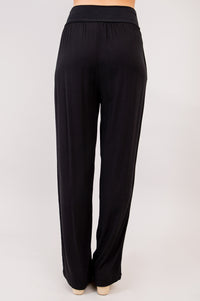 Landon Pant, Black, Linen Bamboo