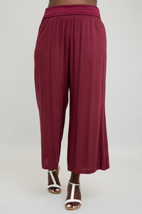 Landon Capri, Burgundy, Linen Bamboo