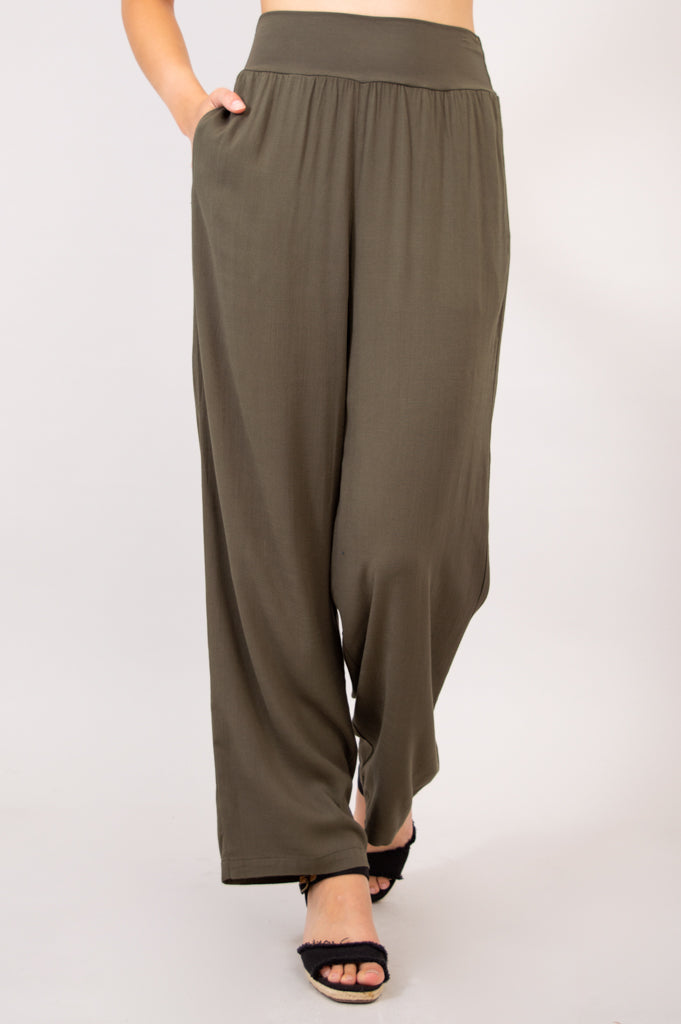 Landon Pant, Khaki, Linen Bamboo