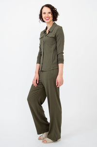 Lauren Jacket, Khaki, Linen Bamboo