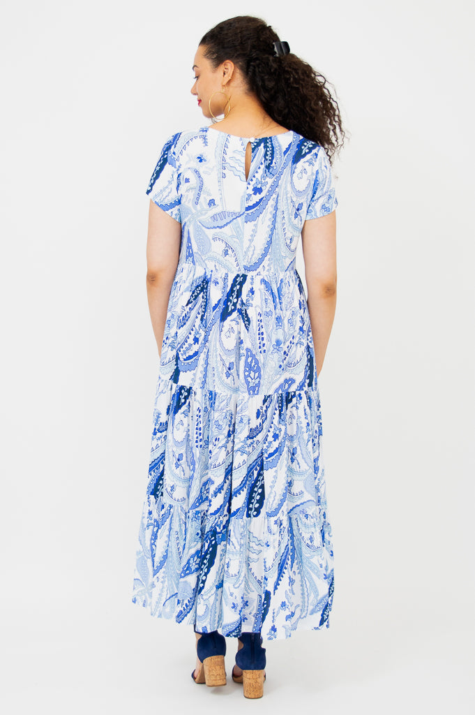 Laurita Dress, Radiant, Linen Bamboo